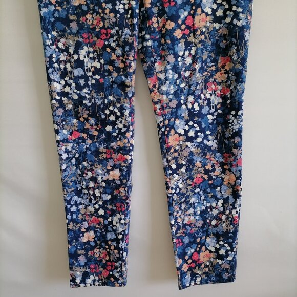 Chico's Womens Multicolor Pull-On Floral Stretch Skinny Leg Jegging Size 3 US 16 - Picture 3 of 7